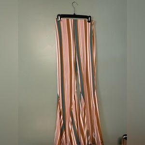 Andree Multi-Colored Striped Bell Bottoms